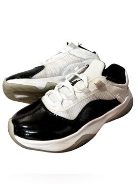 Nike Jordan 11 White Black Lows Back To School Running Shoes Sneakers Woman Sz 8